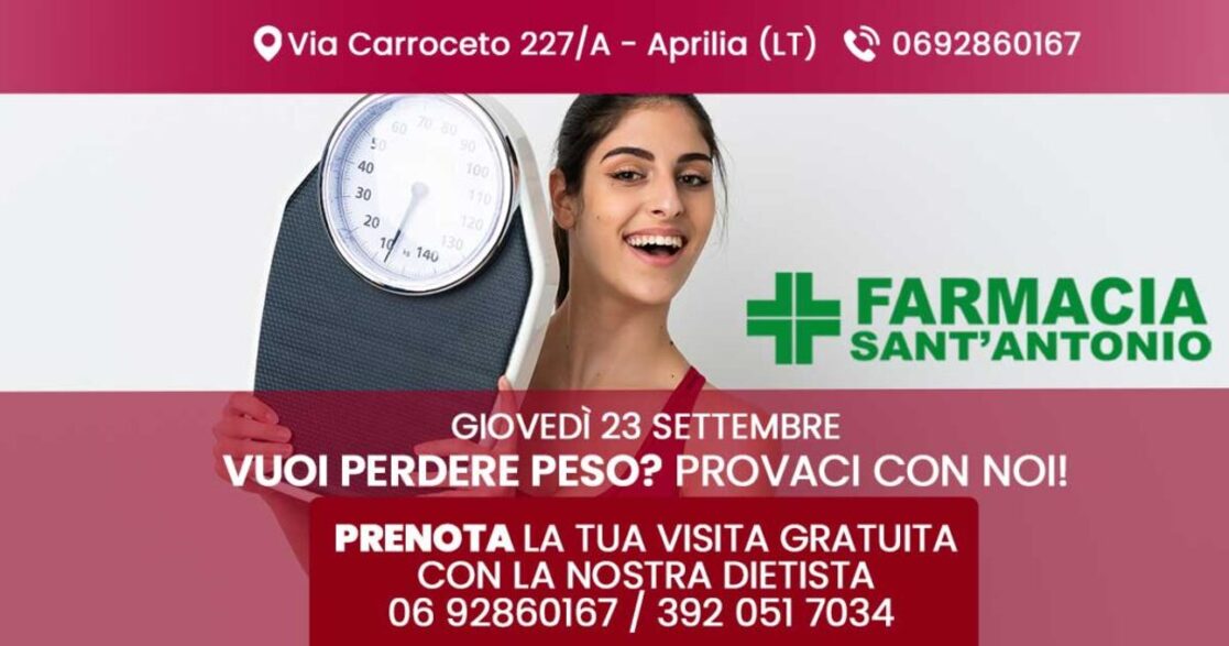 DIETISTA IN FARMACIA