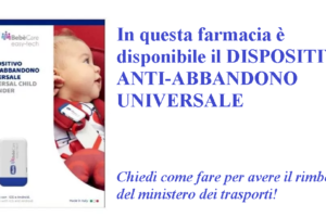 Dal 6 marzo OBBLIGATORI i dispositivi anti abbandono