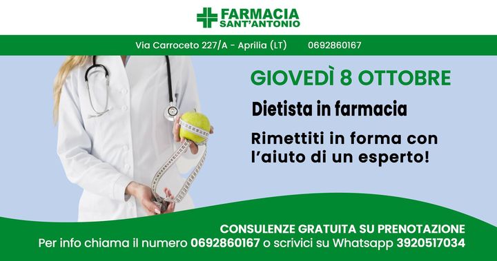 Dietista in Farmacia