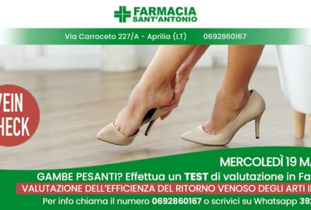 Gambe pesanti? Effettua un TEST di Valutazione dell’Efficienza del Ritorno Venoso