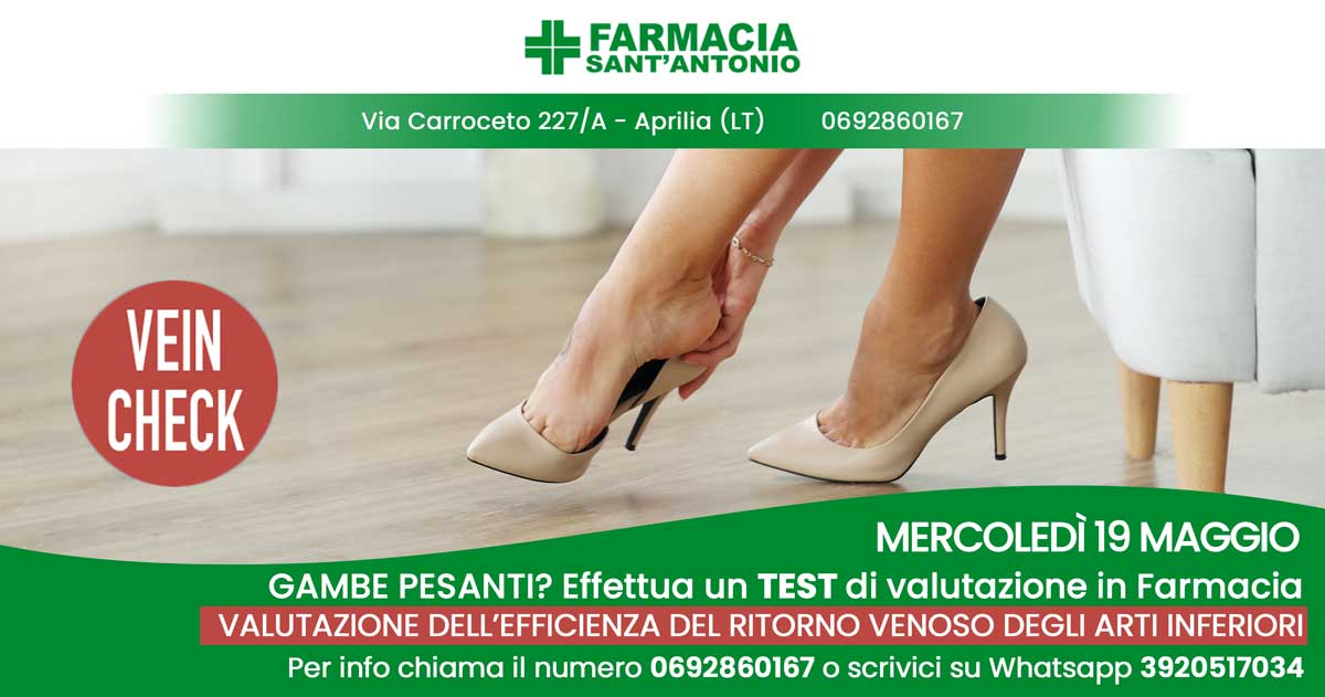 Gambe pesanti? Effettua un TEST di Valutazione dell’Efficienza del Ritorno Venoso