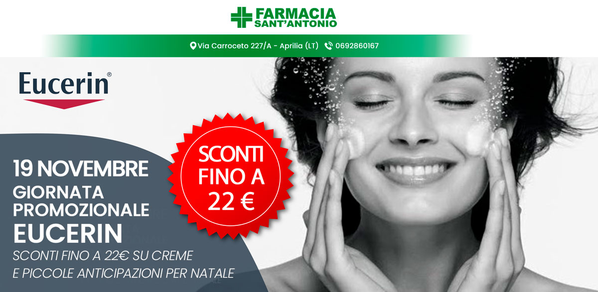 Venerdì 19 Novembre giornata Eucerin!