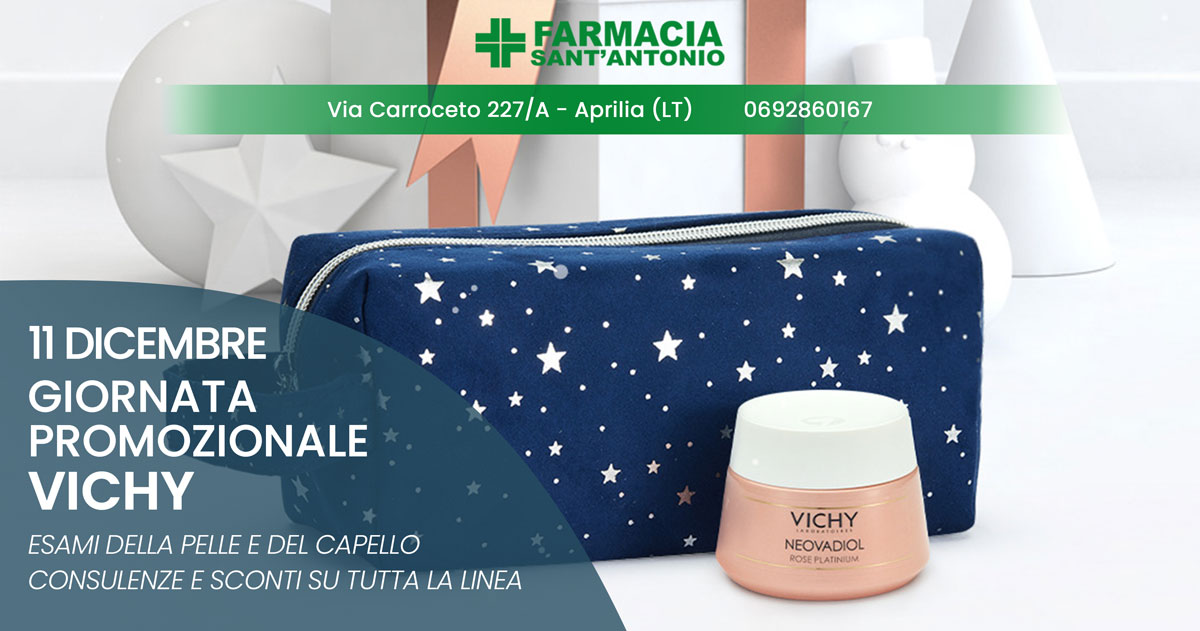 Sabato 11 Dicembre giornata promozionale VICHY!