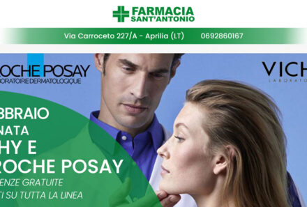 Sabato 12 Febbraio 2022 giornata promozionale Vichy e La Roche Posay